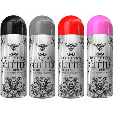 Glitter Hair Spray Four Assorted Colours 200ml