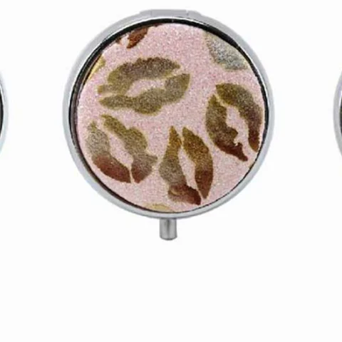 Glittery Pill Box Assorted 5.4cm/2.12"