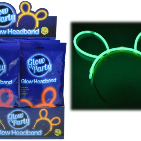 Glow Party Foil Bag Glow Headband Assorted Colours