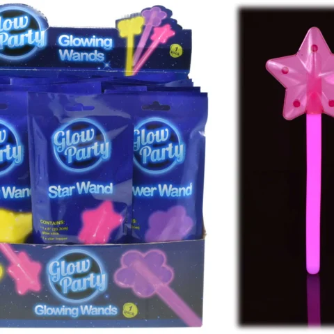 Glow Party Glowing Wand 11cm Assorted