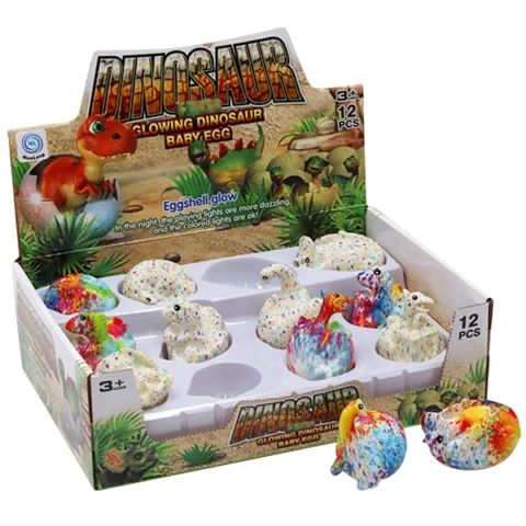 Glowing Dinosaur Baby Egg With Light 12pc