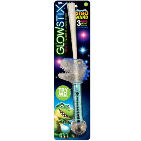 Glowstix Light-Up Dino Wand Stick Assorted Colours