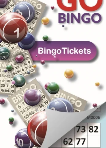 Go Bingo 450 Bingo Tickets 21cm X 12cm