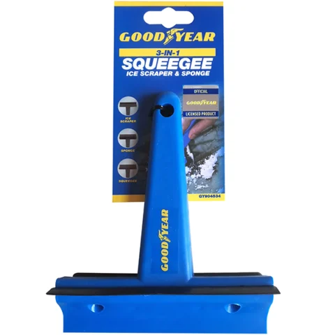 Goodyear 3-In-1 Squeegee Ice Scraper & Sponge