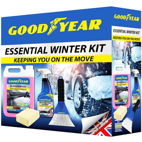 Goodyear Essential Winter Car Care Kit 4 Pack