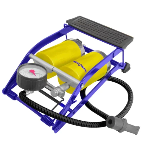 Goodyear Heavy Duty Double Barrel Foot Pump