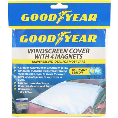 Goodyear Magnetic Car Windscreen Cover 150cm X 120cm