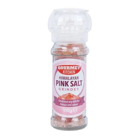 Gourmet Kitchen Himalayan Pink Salt Grinder 110g