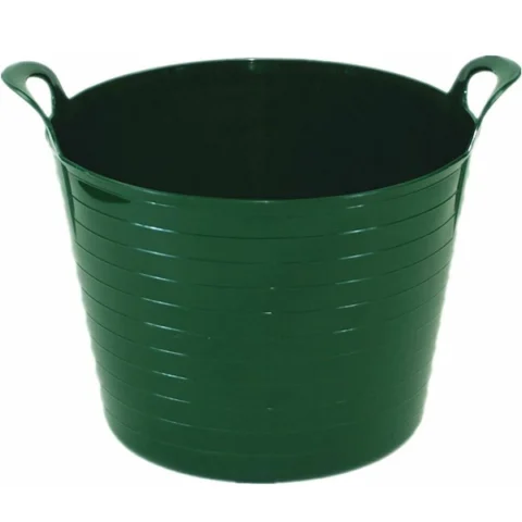 Green Plastic Flexi Tub 26L