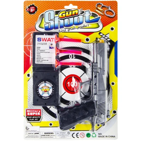 Gun Shoot Swat Police Play Set