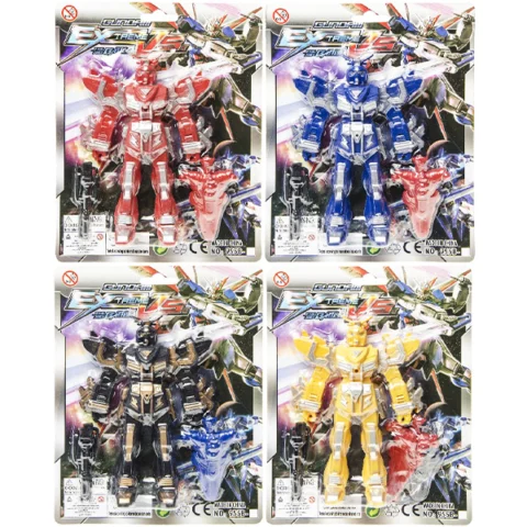 Gundam Extreme Robot Action Figure Set 3pc Assorted Colours