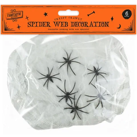 Halloween 6 Spider Web Decoration