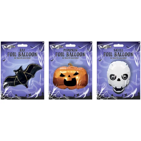 Halloween Foil Balloon 58cm X 30cm Assorted