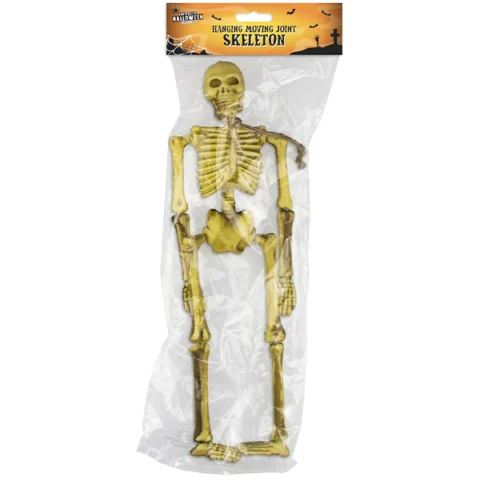 Halloween Hanging Moving Joint Skeleton 43cm