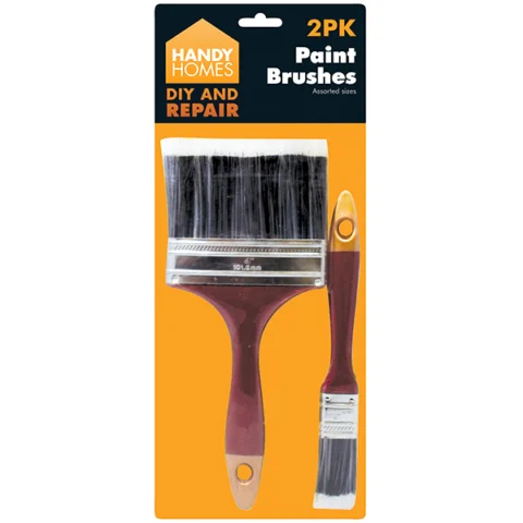 Handy Homes Assorted Paint Brush Set 2 Pack