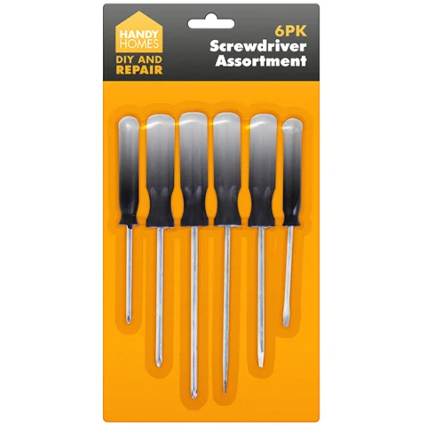 Handy Homes Screwdriver Assortment 6pc