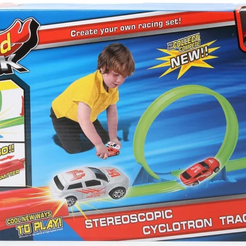 High Speed Track 8 Piece Racing Car Play Set