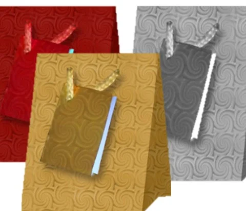 Holographic Bag Extra Large (Gold, Silver And Red)
