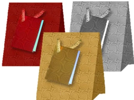 Holographic Bag Large (Gold, Silver And Red)