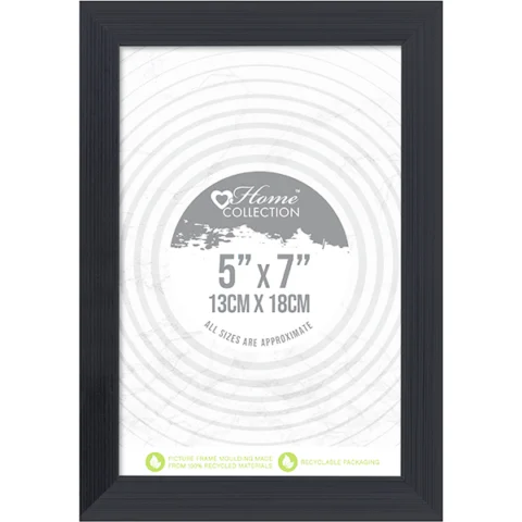 Home Collection Cambridge Black Photo Frame 5" X 7"