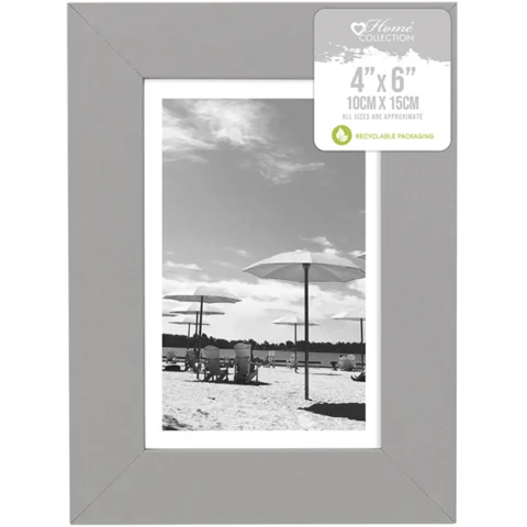 Home Collection Nottingham Gray Photo Frame 10cm X 15cm