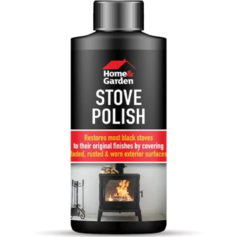 Home & Garden Stove Polish Fireplace Restorer 200ml