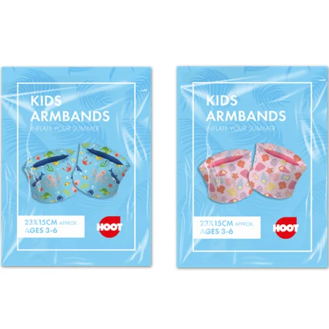 Hoot Ages 3-6 Inflatable Kids Armbands Assorted
