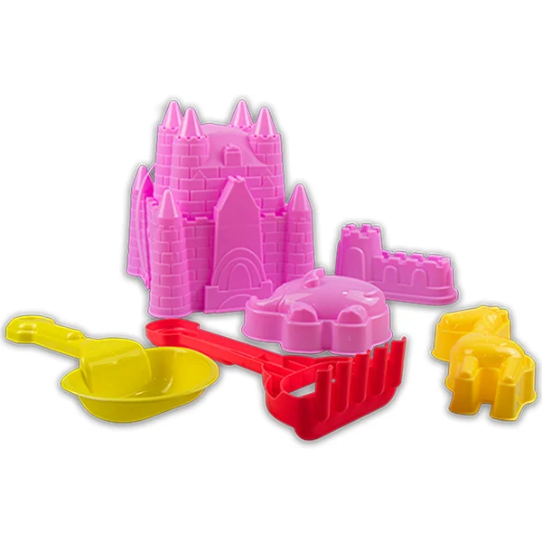 Hoot Beach Bucket Sandcastle Set 7pc Assorted Colours