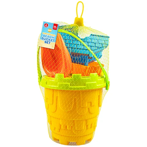 Hoot Beach Sandcastle Bucket Set 6pc