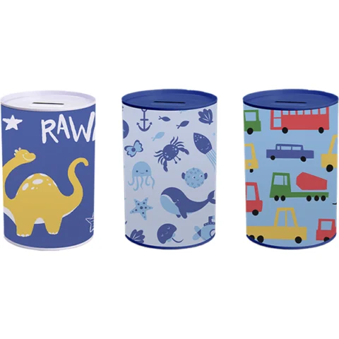 Hoot Boys Money Tin Assorted