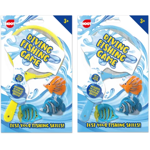 Hoot Diving Fishing Game Pool Toy Assorted Colours
