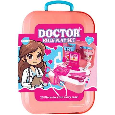 Hoot Doctor Medical Carry Case Role Play Set 25pc