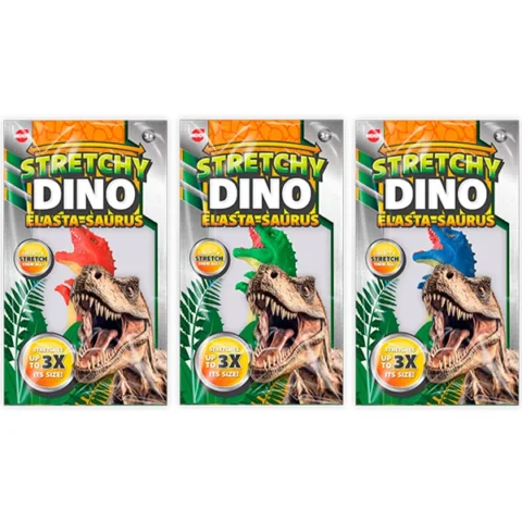 Hoot Elasta-Saurus Stretchy Dinosaur Assorted Colours
