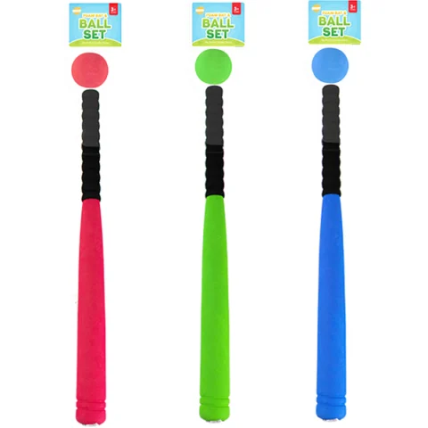 Hoot Foam Rounders Bat & Ball Set Assorted Colours
