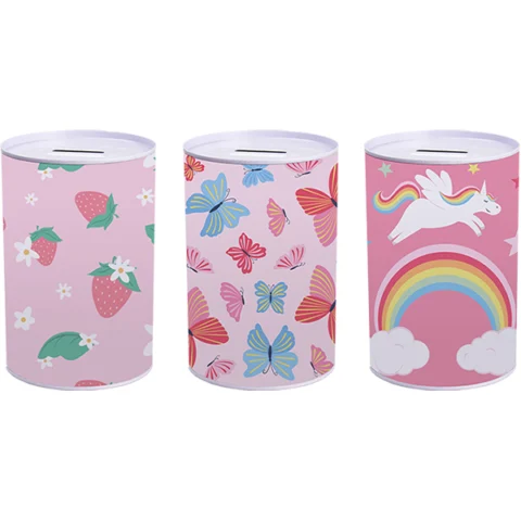 Hoot Girls Money Tin Assorted