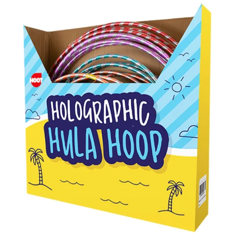 Hoot Holographic Hula Hoop Assorted
