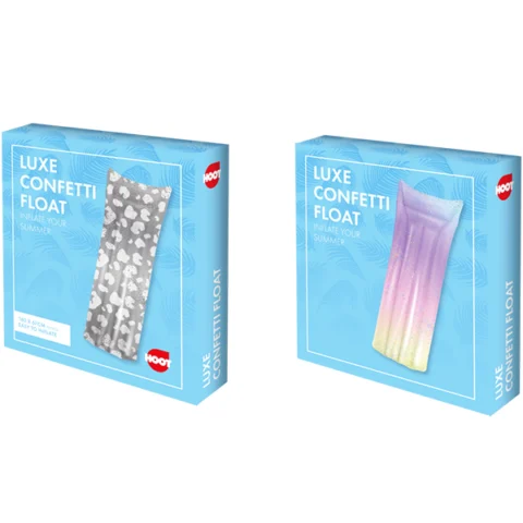 Hoot Inflatable Luxe Confetti Float 180cm X 67cm