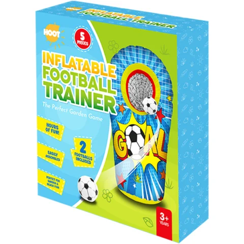 Hoot Inflatable Super Football Trainer Play Set