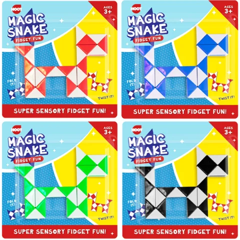 Hoot Magic Snake Fidget Toy Assorted Colours