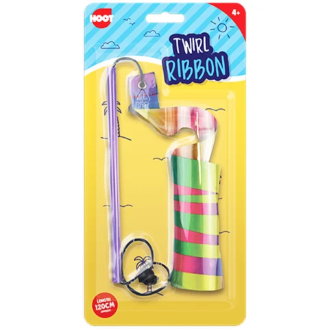 Hoot Multicoloured Twirl Ribbon