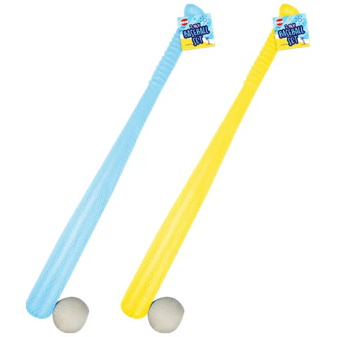 Hoot Plastic Baseball Set 2pc Assorted Colours
