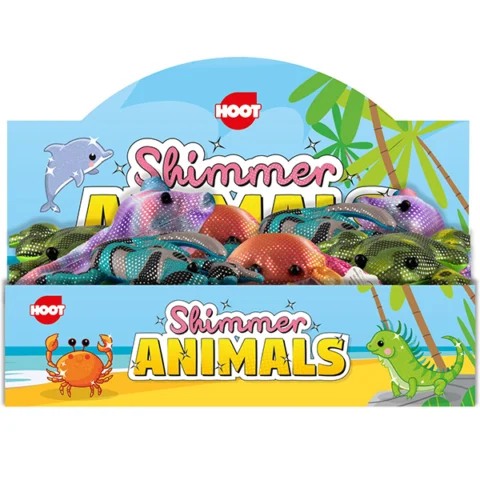Hoot Plush Shimmer Animals Assorted