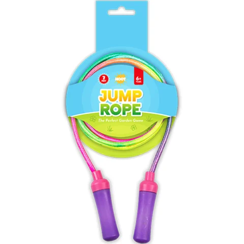 Hoot Rainbow Jump Rope 7ft