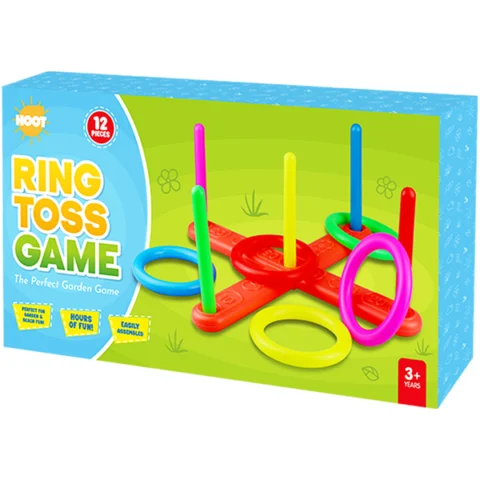 Hoot Ring Toss Game Play Set 12pc