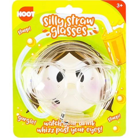 Hoot Silly Straw Glasses