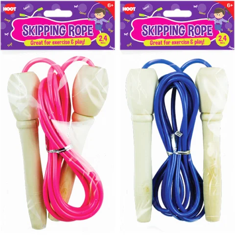 Hoot Skipping Rope 2.4m Assorted Colours