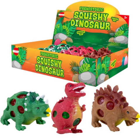 Hoot Squishy Bead Dinosaur Assorted