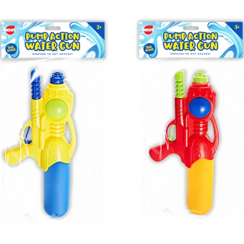 Hoot Super Pump Action Water Gun Assorted Colours