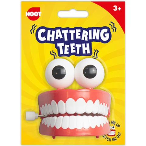Hoot Wind-Up Chattering Teeth