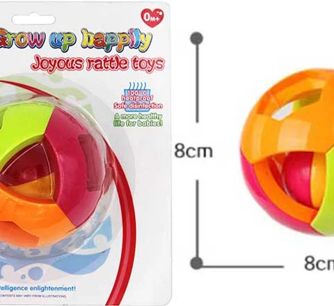 Huanger Double Ball Shaped Baby Rattle